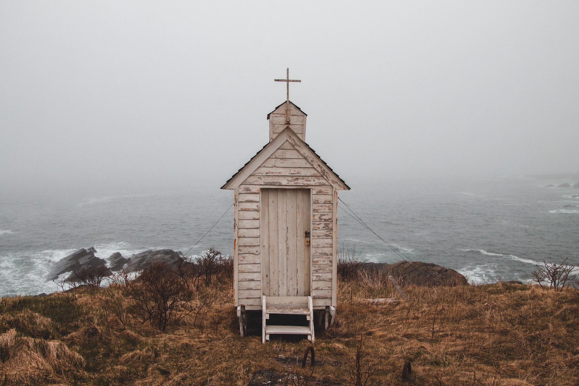 church on hillside